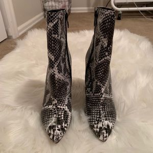 ~ BRAND NEW ~ Snake Skin Booties